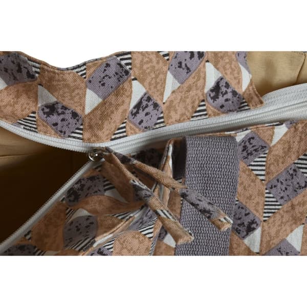 Damväska Home ESPRIT Brun Turkos Korall 55 x 14 x 35 cm (3 antal)