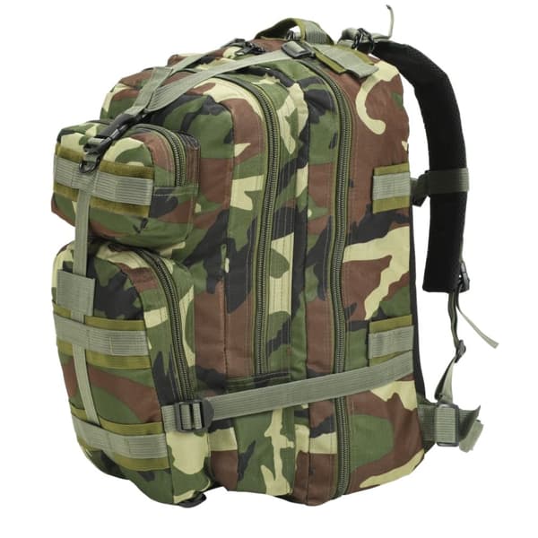 vidaXL rygsæk i militærstil 50 l camouflage -  Rygsække