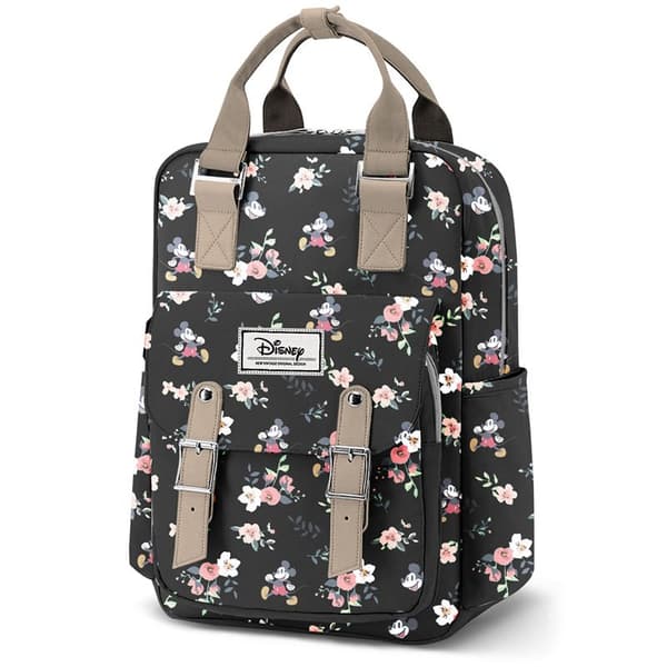Disney Ryggsäck Mickey Mouse Nature Peach Flerfärgad
