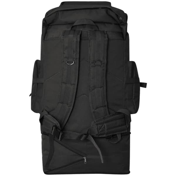 The Living Store Armeija-Tyylinen Reppu XXL 100 L Musta -  SelkÃ¤reput