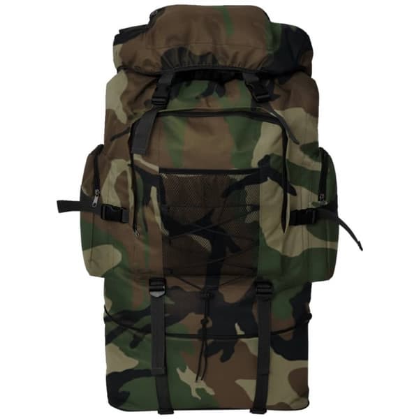 The Living Store Militærygsæk XXL 100 l Camouflage -  Rygsække