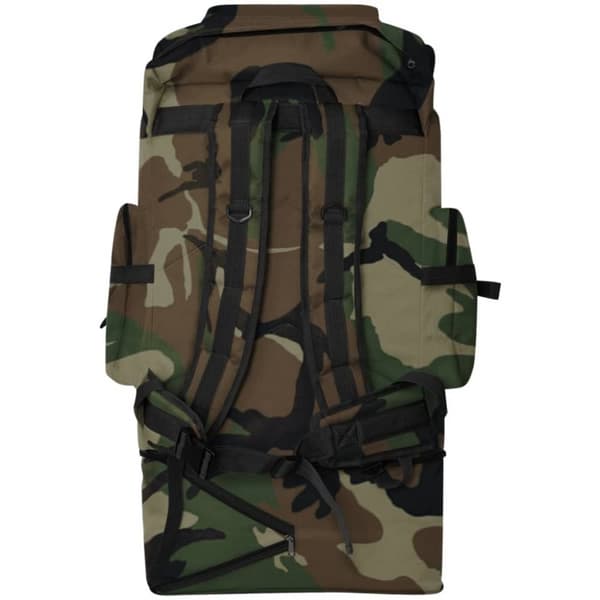 The Living Store Militærygsæk XXL 100 l Camouflage -  Rygsække