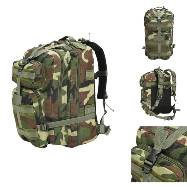 Rygsække - Living rygsæk i militærstil 50 l camouflage