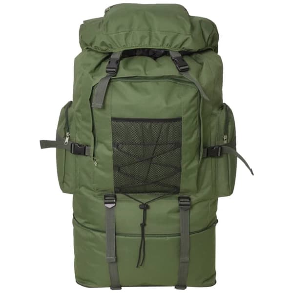 Militærinspireret rygsæk XXL 100 l grøn -  - Home & Living