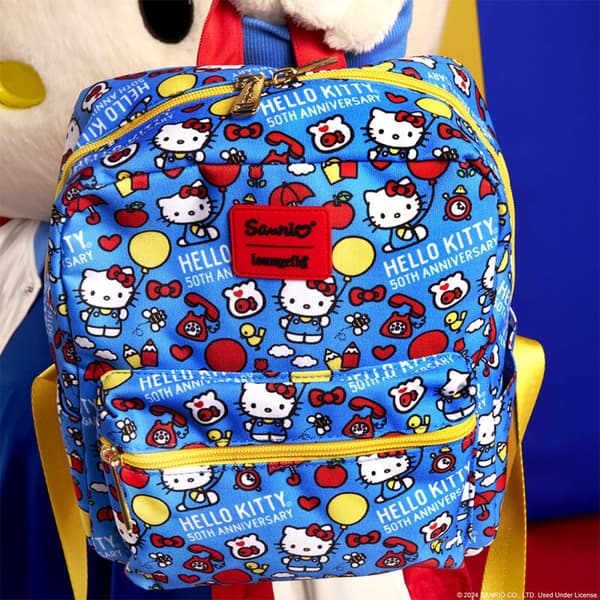 Loungefly 50 Hello Kitty 24 Cm Hello Kitty Rygsæk Flerfarvet