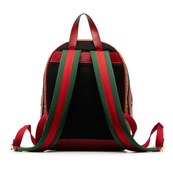 Pre-owned Gucci Micro GG Supreme Doraemon Backpack Brown