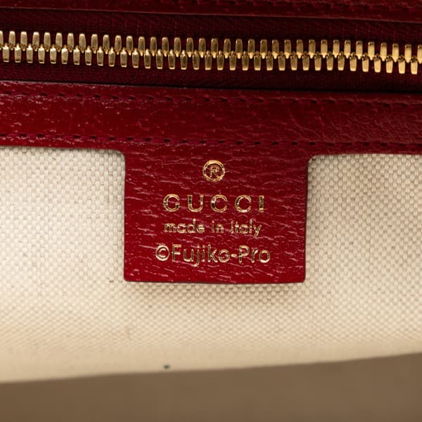Pre-owned Gucci Micro GG Supreme Doraemon Backpack Brown