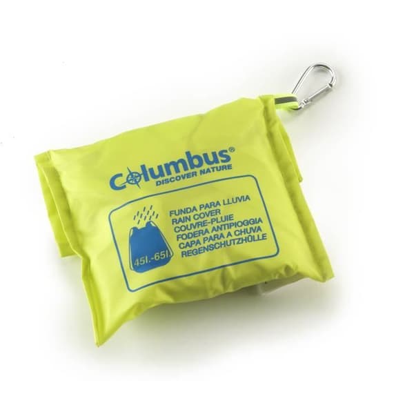 Regnskydd - COLUMBUS - 45-65L - Polyester 190T 75D - Förvaringsficka - Gul