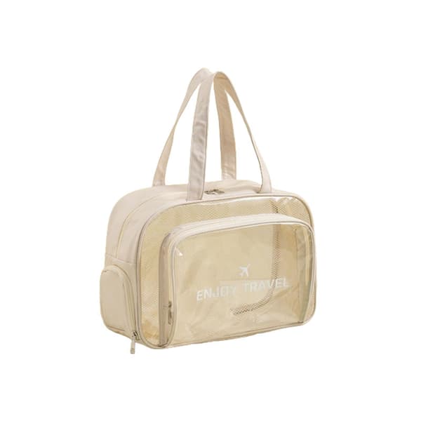 INF Vattentät strandväska med skofack Beige