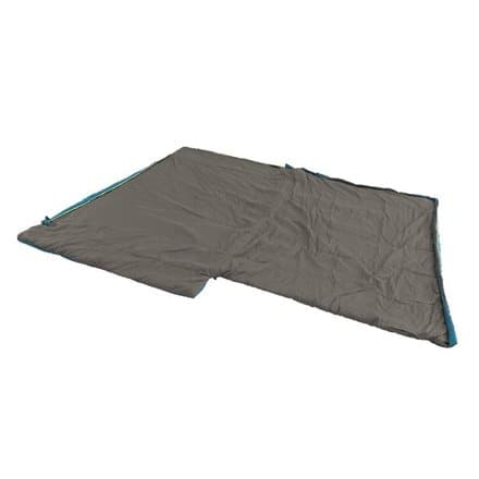 Outwell | Celebration Lux Double | Sleeping Bag | 225 x 140 cm | 2 way open - auto lock, L-shape