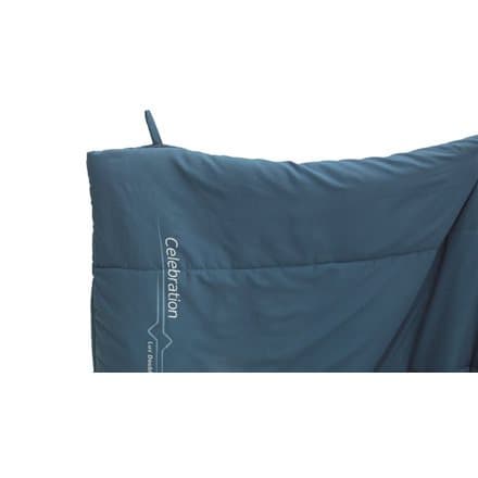 Outwell | Celebration Lux Double | Sleeping Bag | 225 x 140 cm | 2 way open - auto lock, L-shape