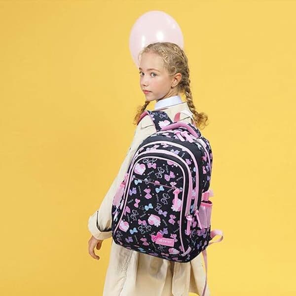 Pojkryggsäck Skolväska för flickor - Ryggsäck - 3 i 1 Primär skolväska Skolryggsäck för barn i vattentät nylon