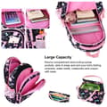 Miniatyrbild 3 av 4: Primary Girl Schoolbag CP Child - Skolryggsäck CE2 Elementary Set med 3 delar med matkassar och pennfodral för