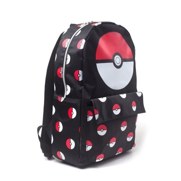 Ryggsäck - DIFUZED - Pokemon - Modell Pokeball AOP - Färg Svart - Unisex - Syntetisk