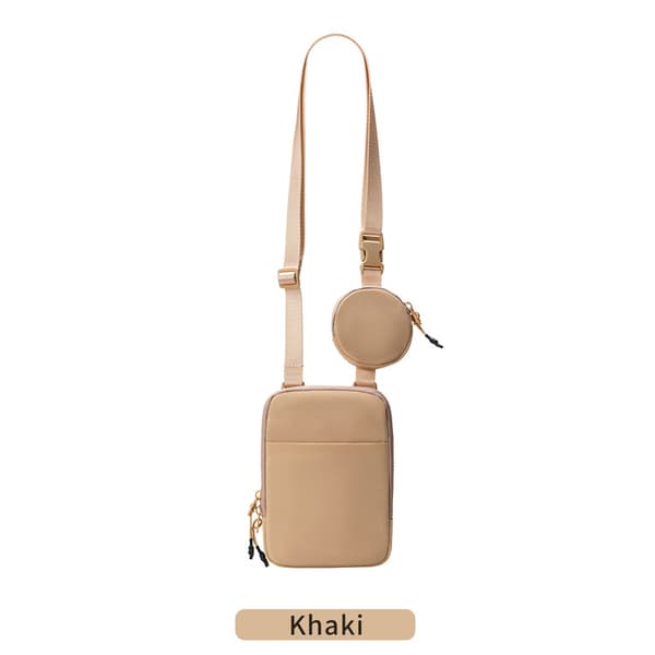 INF Muunnettava Crossbody olkalaukku irrotettavilla taskuilla