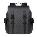 Miniatyrbilde 3 av 3: INF Svart PVC-ryggsekk for laptop og reise