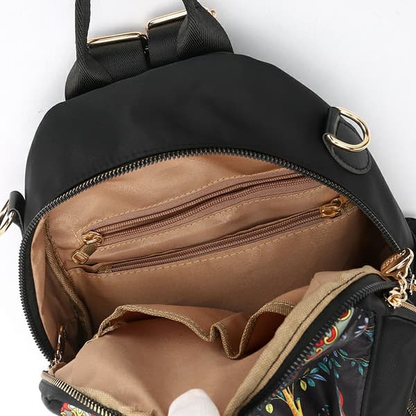INF Nylon ryggsekk med dobbel skulder Leaves
