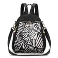 Miniatyrbilde 1 av 4: INF Nylon ryggsekk med dobbel skulder White Strip