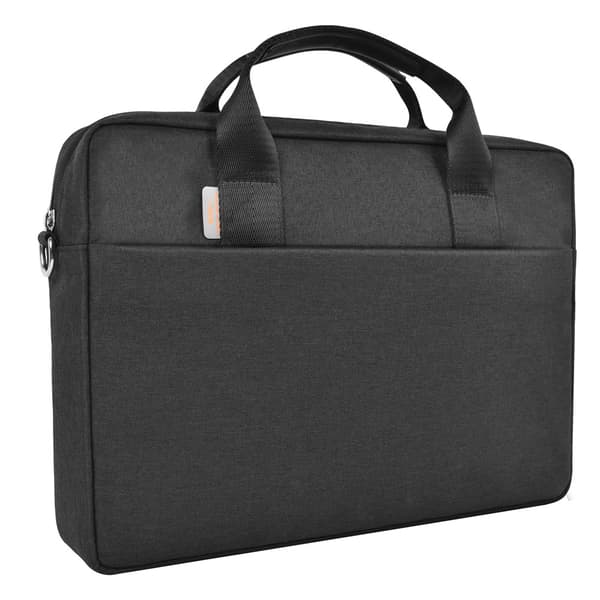 WIWU laptopväska 15,6" - svart med axelrem och blixtlås