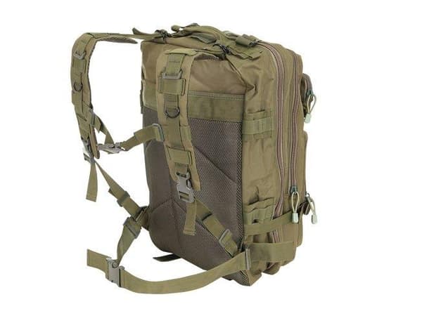 Militærtaske / Rygsæk i Nylon, Grøn - 35 Liter