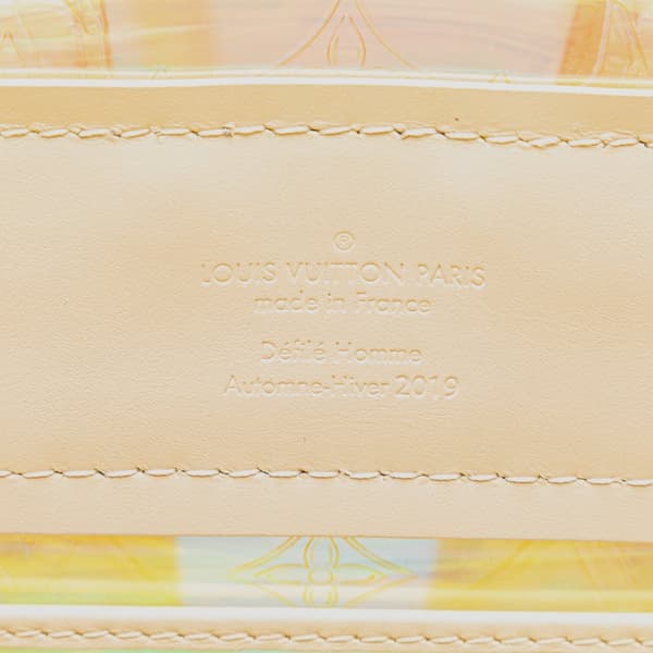 Pre-owned Louis Vuitton Monogram Prism Christopher GM Blue