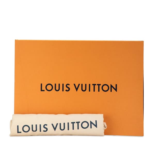 Pre-owned Louis Vuitton Monogram Prism Christopher GM Blue