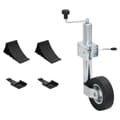 Miniatyrbillede 1 af 11: vidaXL næsehjul 60 mm med splitklemme og stopklodser
