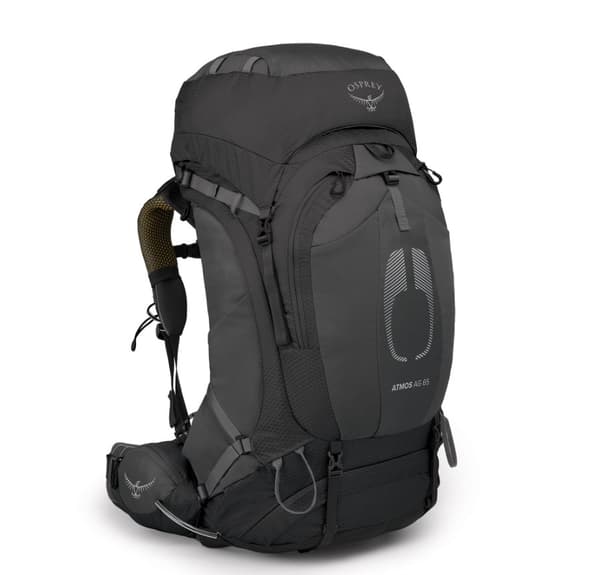 Retkeilyreppu Osprey Atmos AG 65 musta S/M