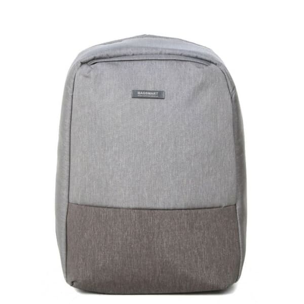 Bagsmart 15" ansluten stöldskyddsryggsäck - Ljusgrå