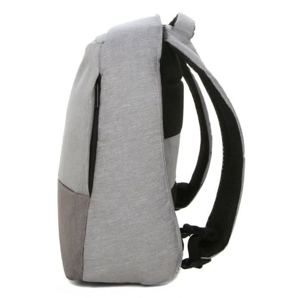 Bagsmart 15" ansluten stöldskyddsryggsäck - Ljusgrå