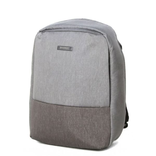 Bagsmart 15" ansluten stöldskyddsryggsäck - Ljusgrå