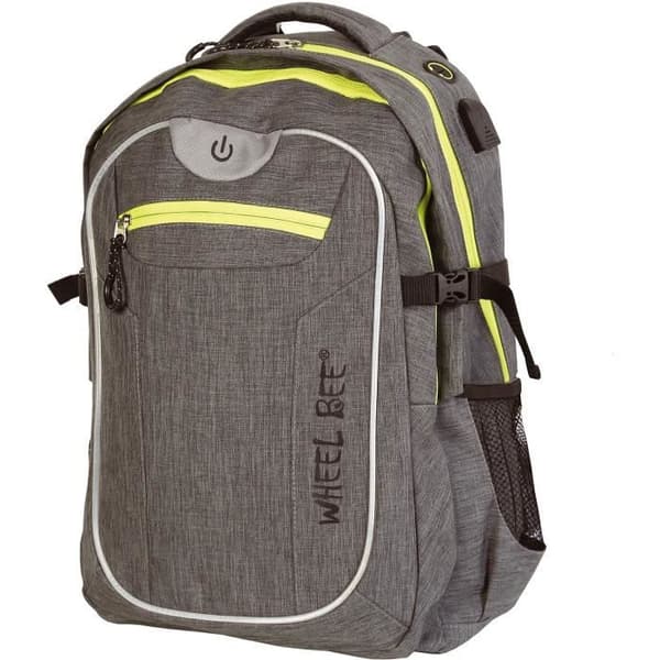 Wheel Bee Revolution Barnryggsäck, 46 cm, 30 liter, Grå - 950022
