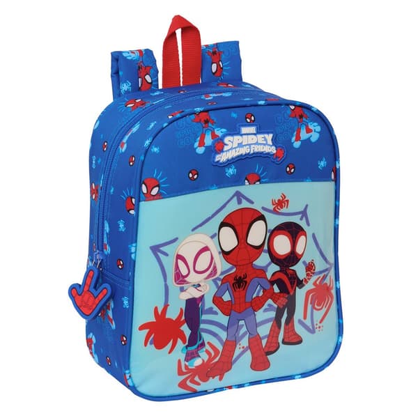 Safta Mini 27 Cm Spidey Rygsæk Blå