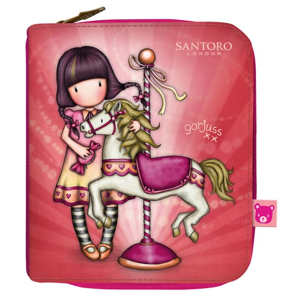 Plånbok Gorjuss Carousel Lax 10 x 12 x 3 cm