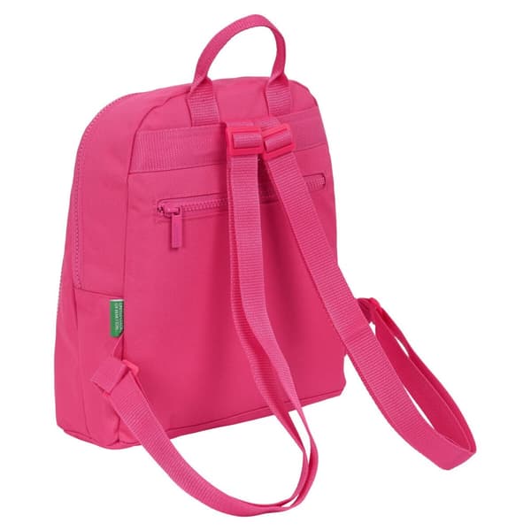 Casual Rygsæk Benetton Raspberry Fuchsia 13 L
