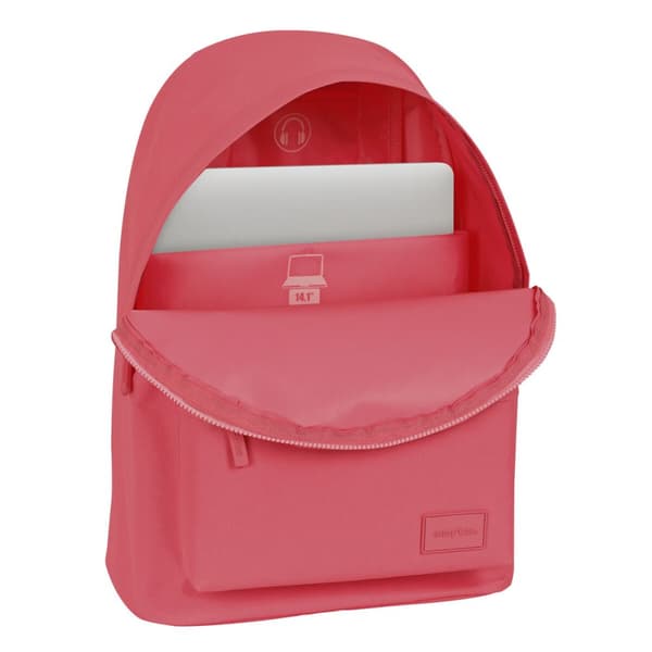 Skoletaske Safta Marsala 31 x 41 x 16 cm Rødbrun