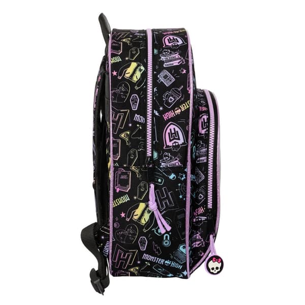 Barnryggsäck Monster High Svart 28 x 34 x 10 cm