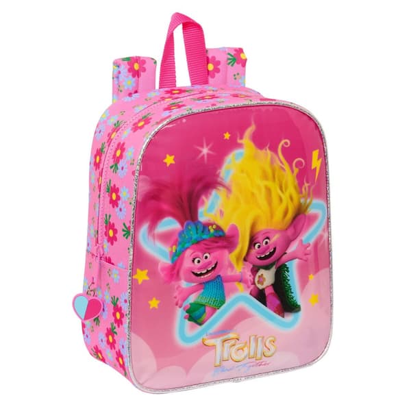 Lasten laukku Trolls Pinkki 22 x 27 x 10 cm