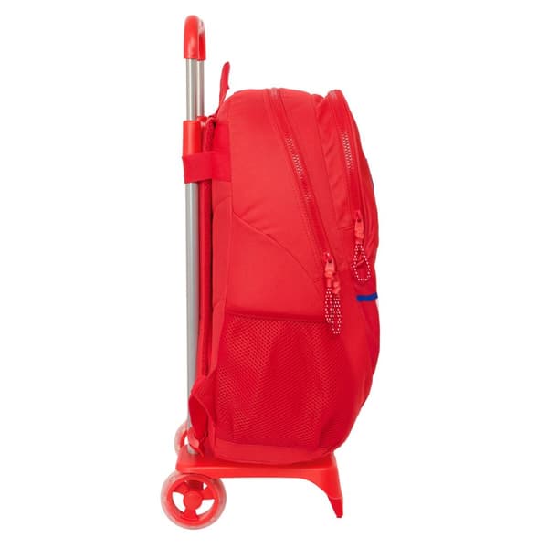Skolväska med hjul Atlético Madrid Röd 32 x 44 x 16 cm
