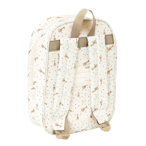 Skoletaske Sophie la Girafe Beige 20 x 28 x 8 cm