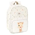 Miniatyrbillede 1 af 3: Skoletaske Sophie la Girafe Beige 20 x 28 x 8 cm