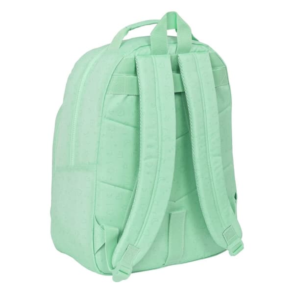 Skoletaske BlackFit8 Moon Grøn 32 x 42 x 15 cm