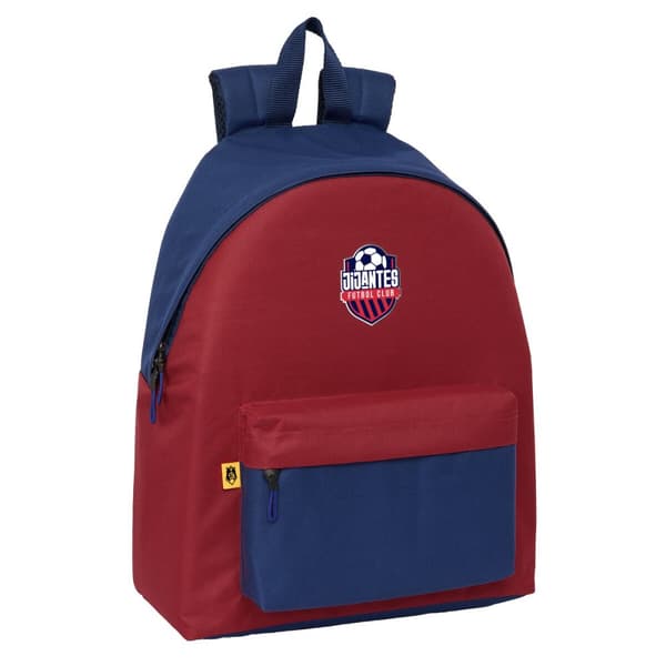 Skoletaske Kings League Jijantes Rødbrun Marineblå 33 x 42 x 15 cm