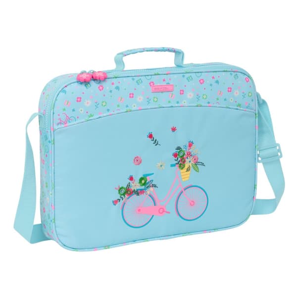 Skolväska Safta Bicicleta Blå 38 x 28 x 6 cm