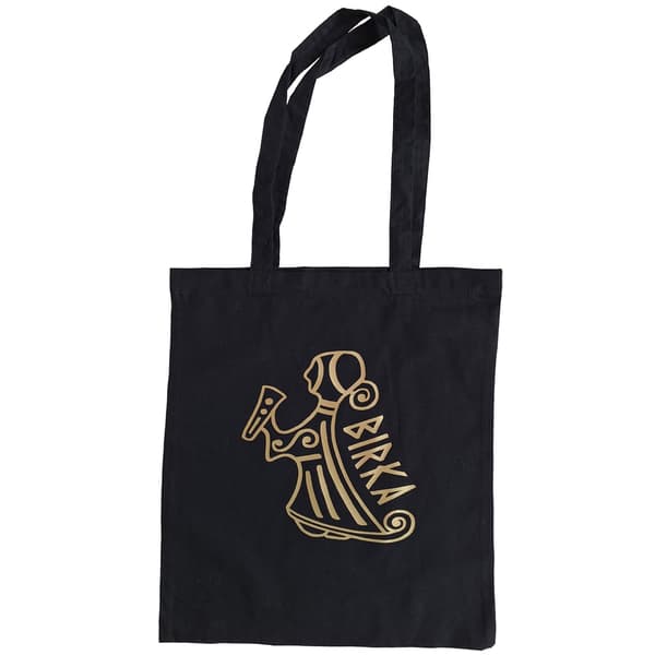 Tote bag: Valkyria - Viking Art Collection  - Gold Print