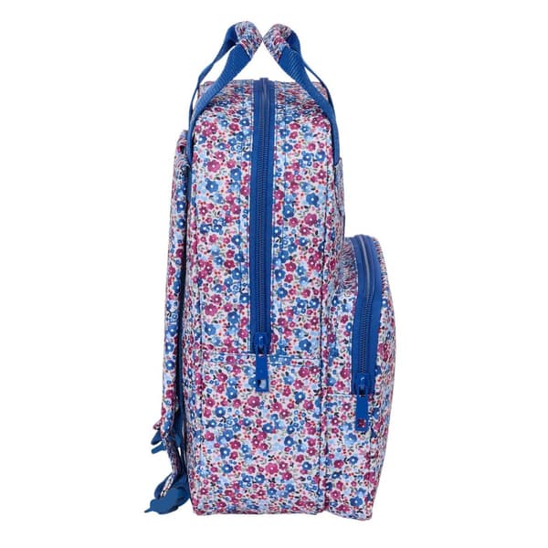 Skolryggsäck Nait Nait Flores coimbra azul Blå 20 x 28 x 8 cm