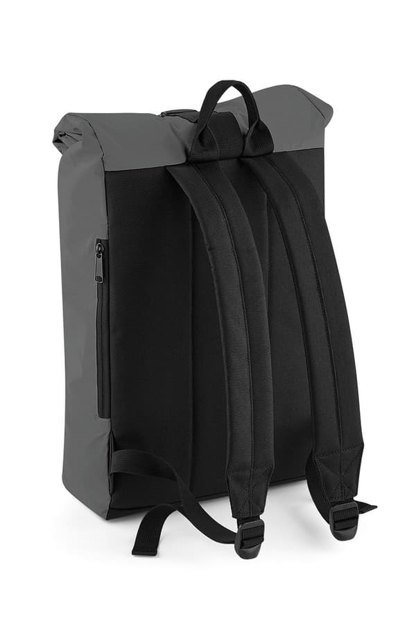 Bagbase Reppu, heijastava, musta 15L