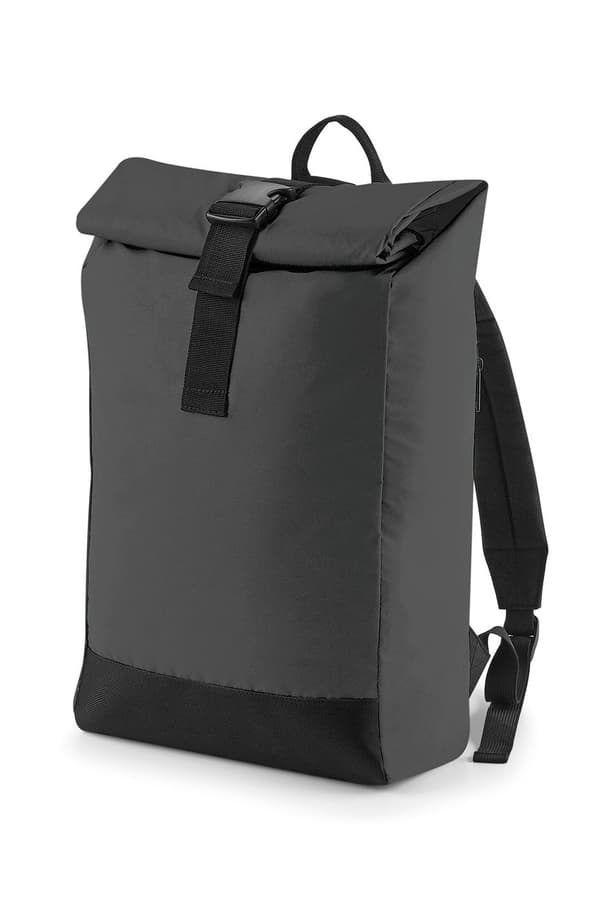 Bagbase Reppu, heijastava, musta 15L