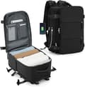Miniatyrbild 1 av 6: Cabin Travel Backpack - Dam - Vattentät - USB - Svart - 45x31x20 cm