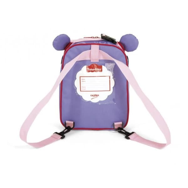 flodhästryggsäck 28 cm lila